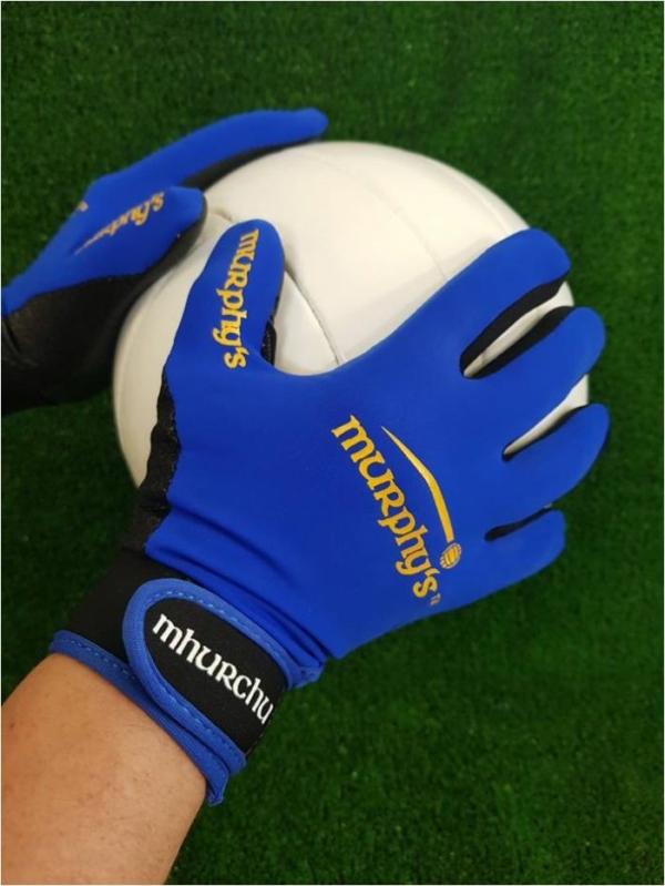 Blue Gaelic Gloves