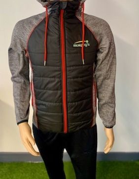 Murphy's padded jacket Black and Red