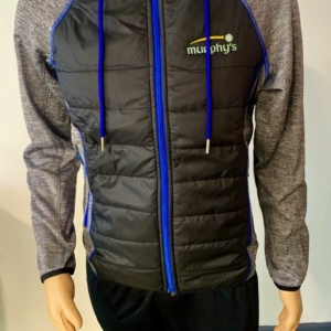 Murphy's padded jacket Black and Blue