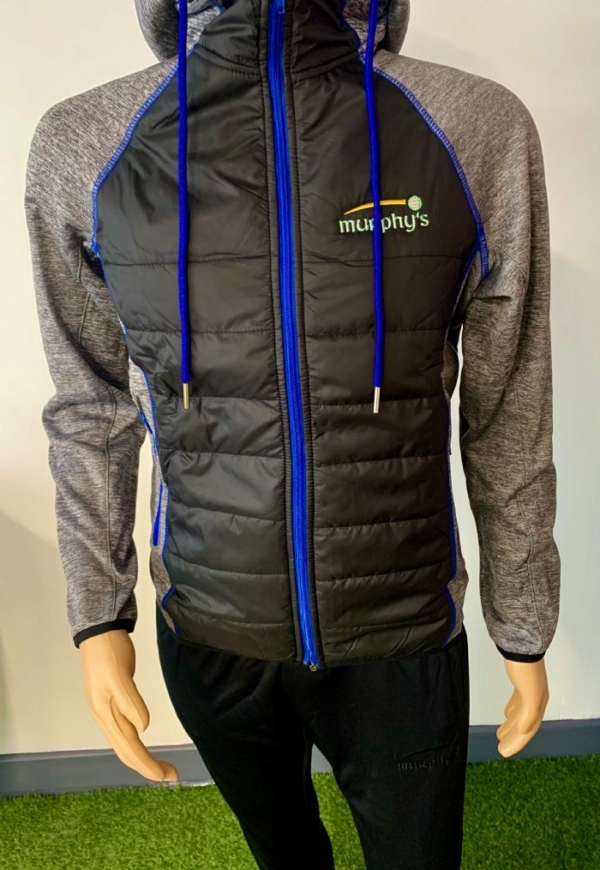 Murphy's padded jacket Black and Blue