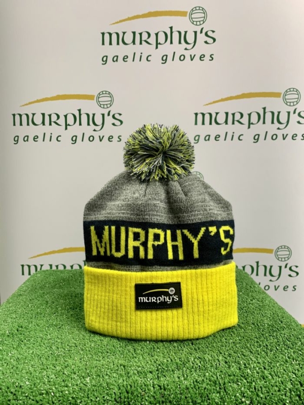 Murphy's branded hats- Grey and Yellow