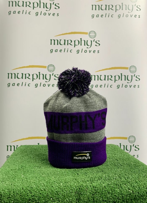 Murphy's branded hats- Grey and  Purple