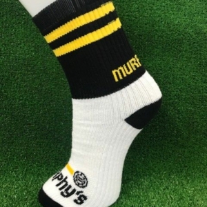 Black & Amber Gaelic Football Socks