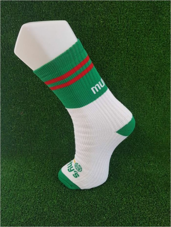 Green & Red Gaelic Football Socks