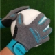 Grey & Sky Blue Gaelic Gloves