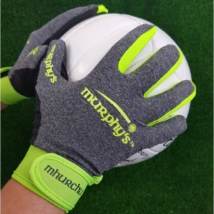 Grey & Lime Gaelic Gloves
