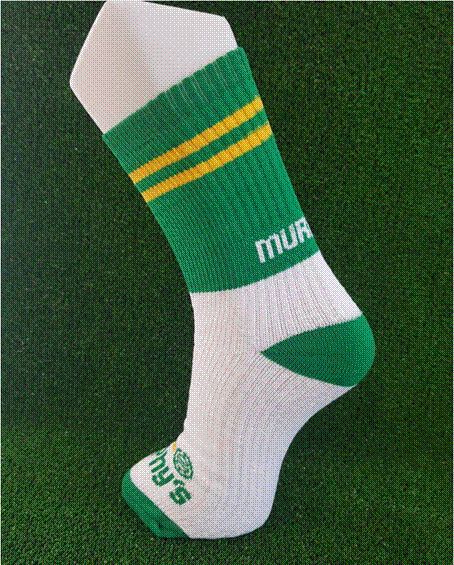 Green & Yellow Gaelic Football Socks
