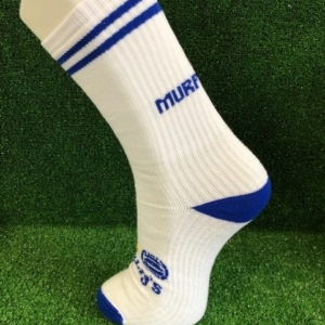 White & Blue Gaelic Football Socks