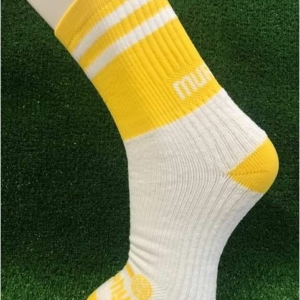 Yellow & White Gaelic Football Socks