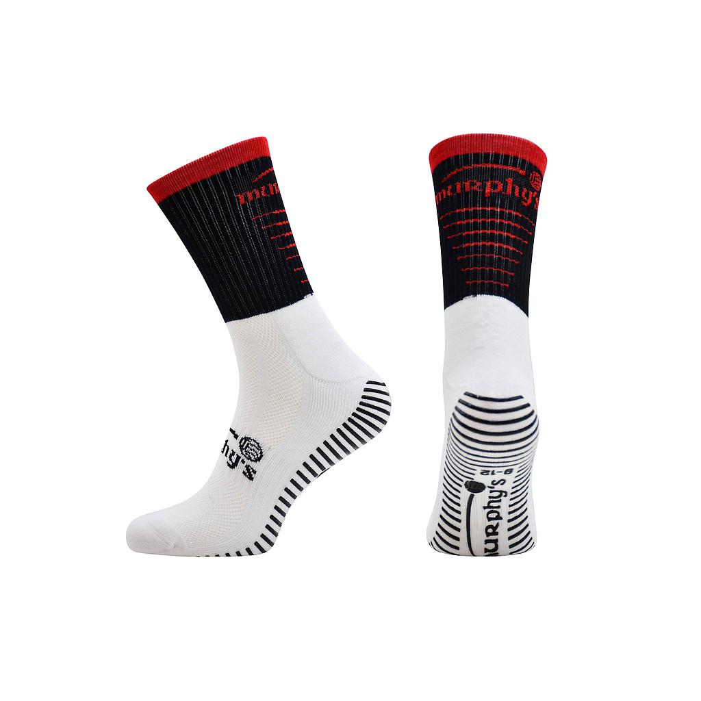 Murphy's Pro Mid Grip Socks - Black & Red - Murphy's Gaelic Gloves -  Ireland & UK